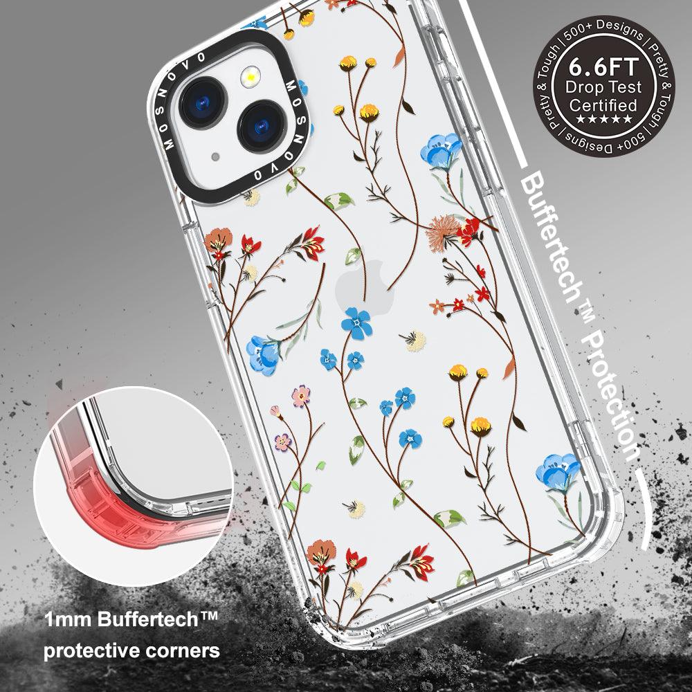 Wildflowers Phone Case - iPhone 13 Mini Case - MOSNOVO