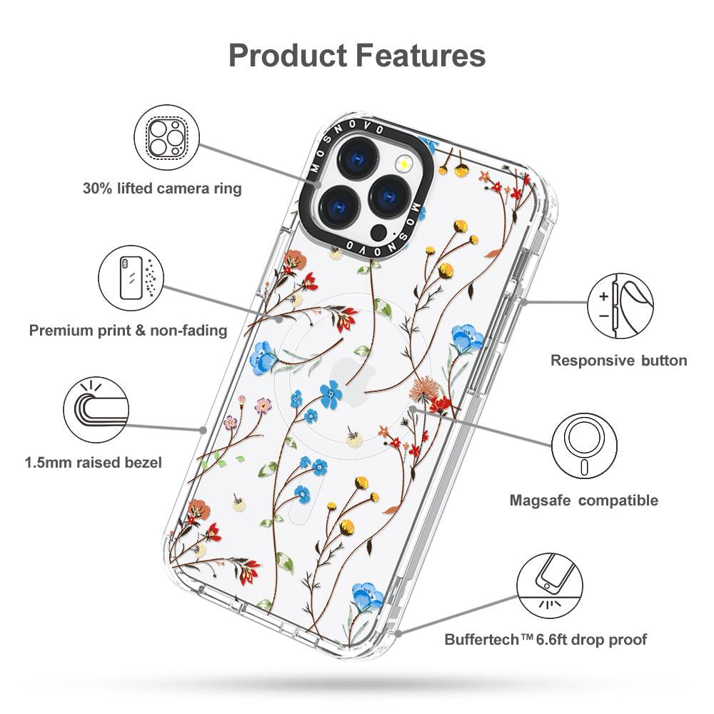 Wildflowers Phone Case - iPhone 13 Pro Max Case - MOSNOVO