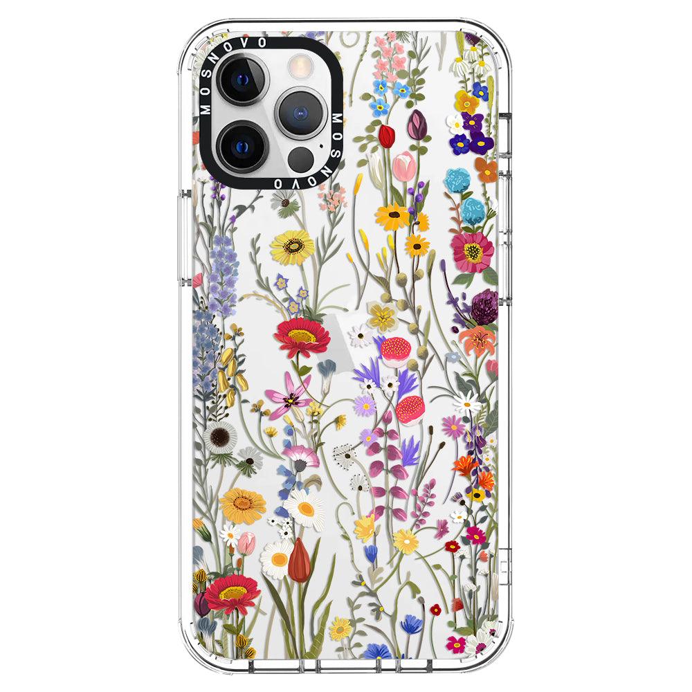 Summer Meadow Phone Case - iPhone 12 Pro Case - MOSNOVO