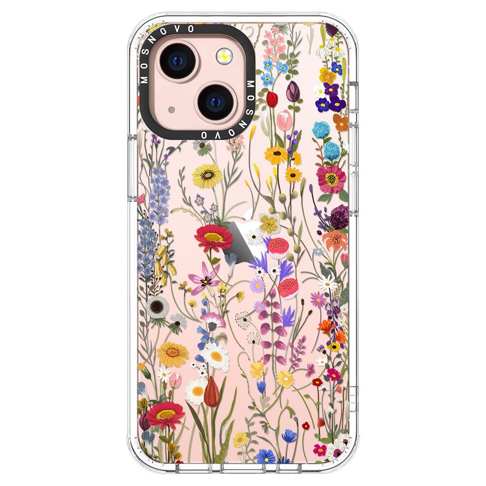Summer Meadow Phone Case - iPhone 13 Mini Case - MOSNOVO