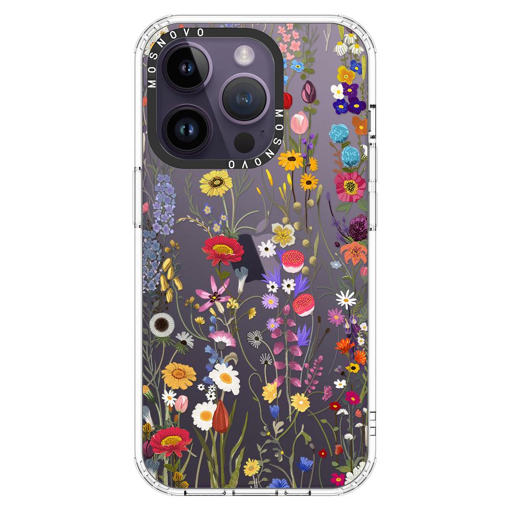 Summer Meadow Phone Case - iPhone 14 Pro Case - MOSNOVO