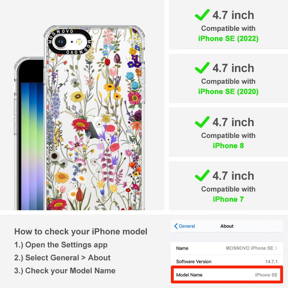 Summer Meadow Phone Case - iPhone SE 2020 Case - MOSNOVO