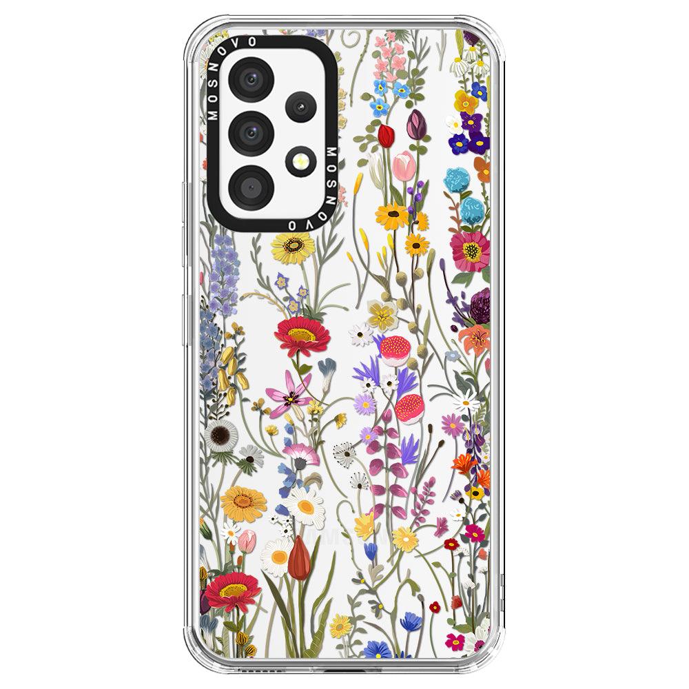 Wildflower Meadow Phone Case - Samsung Galaxy A53 Case - MOSNOVO