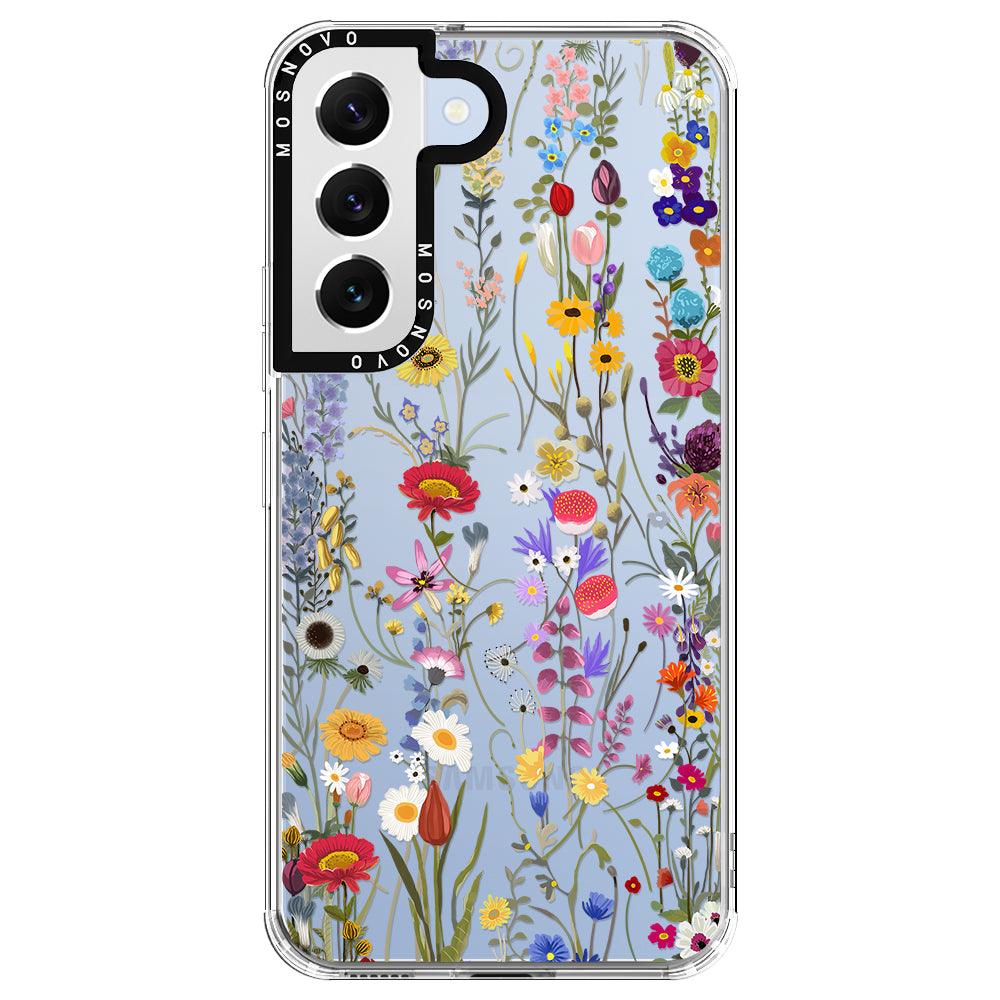 Wildflower Meadow Phone Case - Samsung Galaxy S22 Case - MOSNOVO