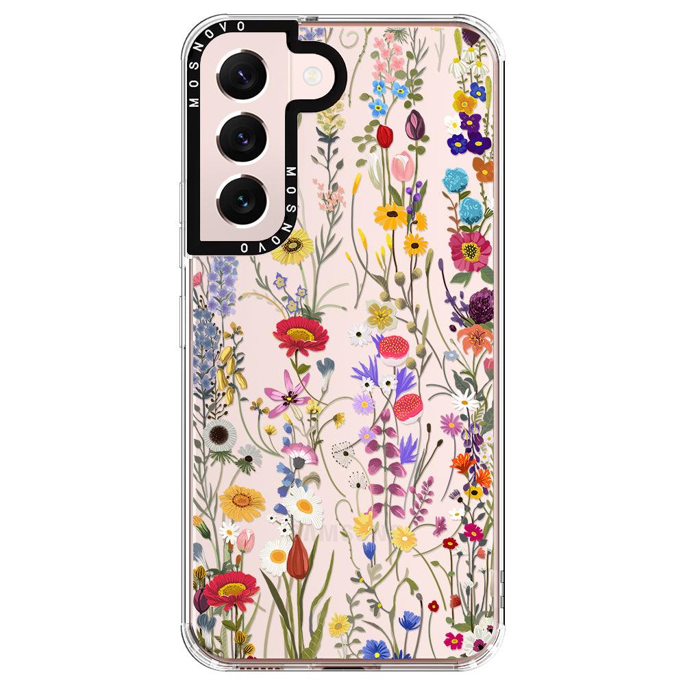 Wildflower Meadow Phone Case - Samsung Galaxy S22 Case - MOSNOVO