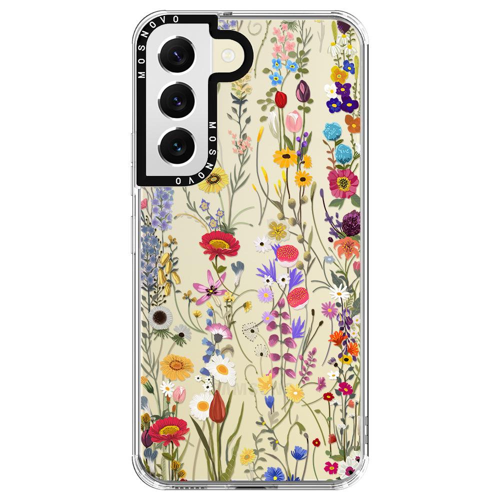 Wildflower Meadow Phone Case - Samsung Galaxy S22 Plus Case - MOSNOVO