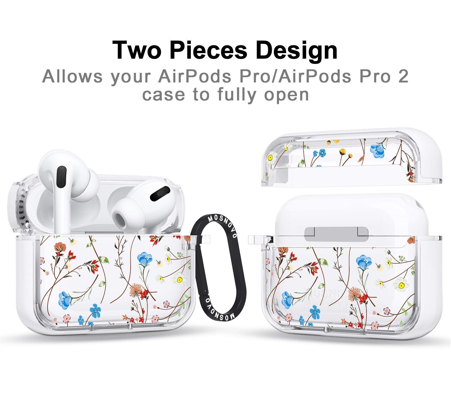 Wildflowers AirPods Pro 2 Case (2nd Generation) - MOSNOVO