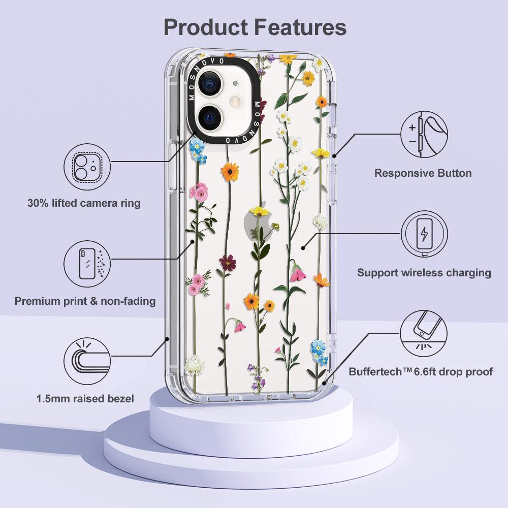 Wildflowers Phone Case - iPhone 12 Case - MOSNOVO