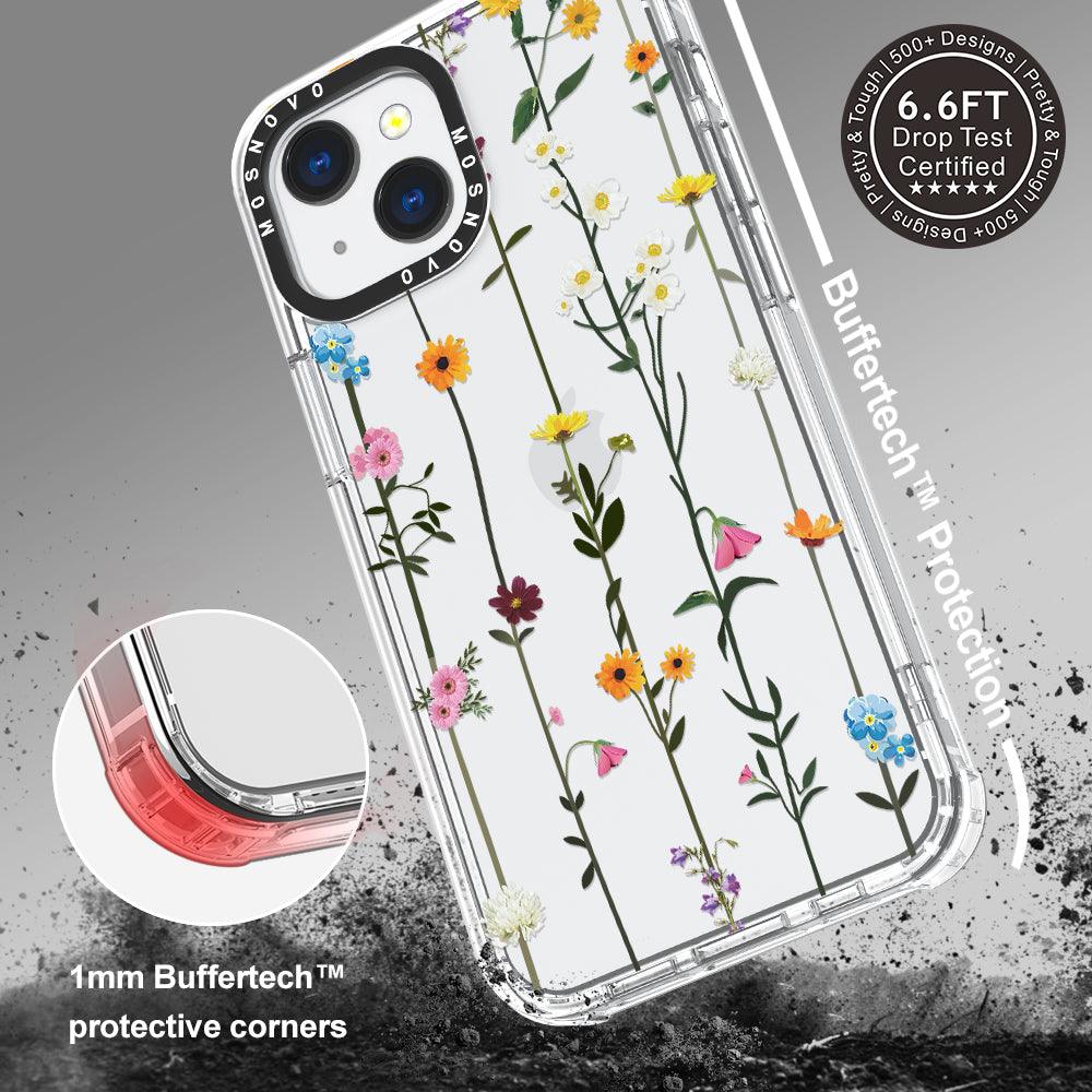 Wildflowers Phone Case - iPhone 13 Mini Case - MOSNOVO