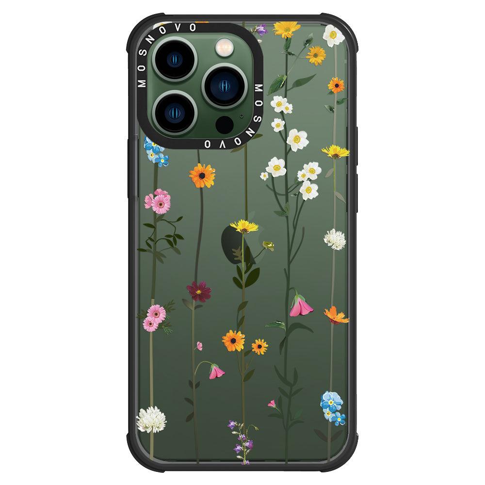 Wildflowers Phone Case - iPhone 13 Pro Case - MOSNOVO