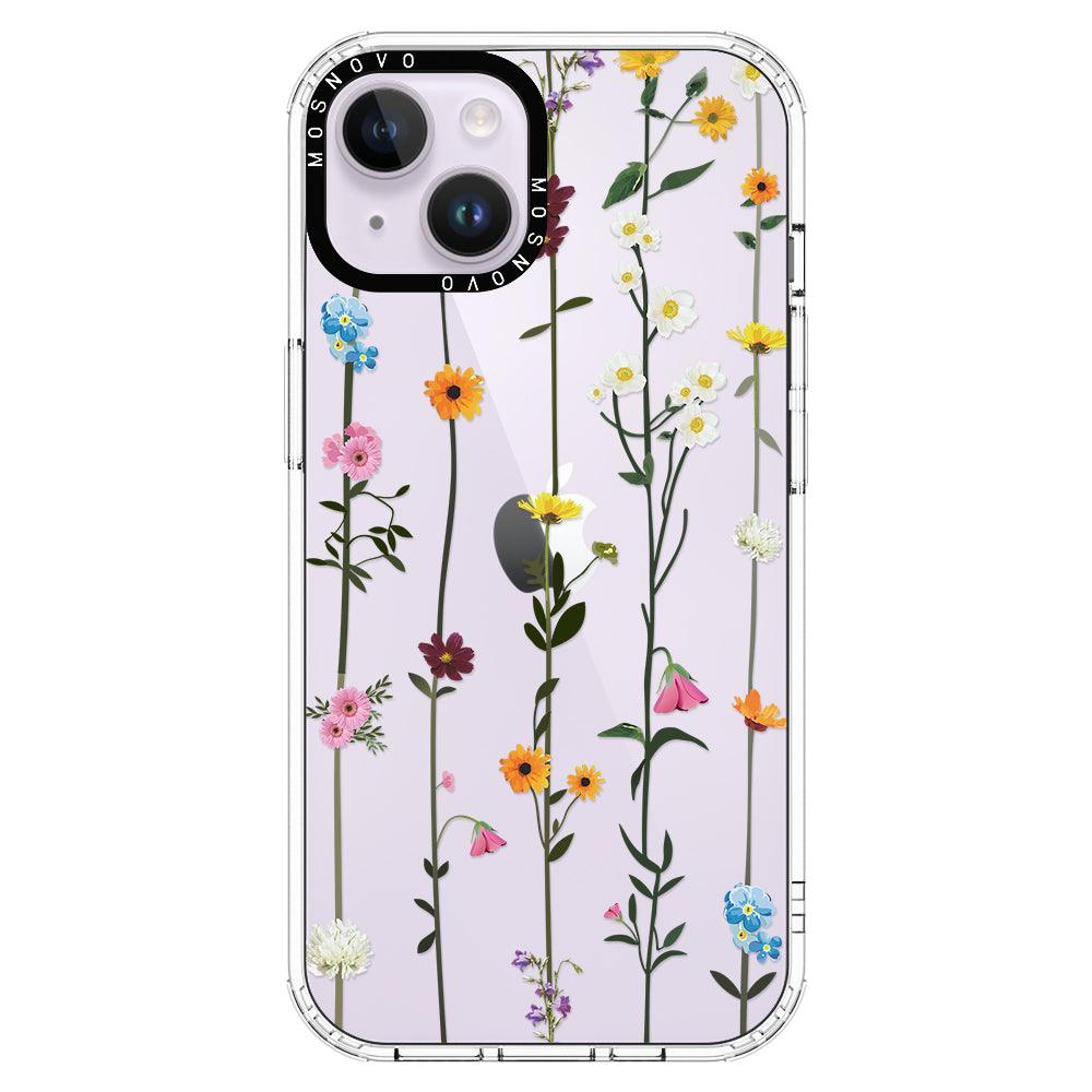 Wildflowers Phone Case - iPhone 14 Plus Case - MOSNOVO