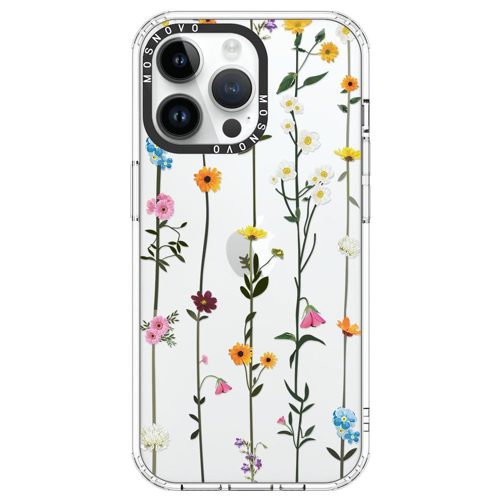 Wildflowers Phone Case - iPhone 14 Pro Max Case - MOSNOVO