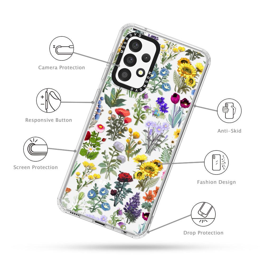 Wildflowers Phone Case - Samsung Galaxy A52 & A52s Case - MOSNOVO
