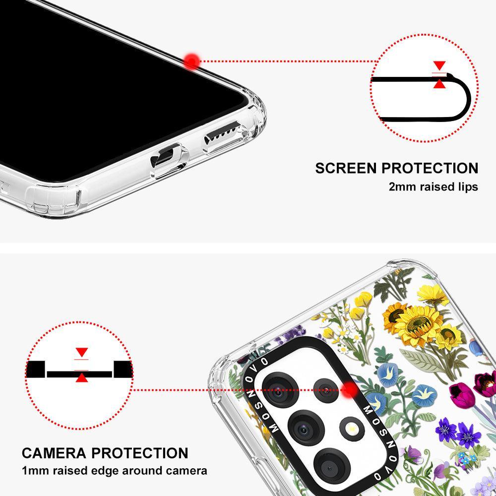Wildflowers Phone Case - Samsung Galaxy A53 Case - MOSNOVO