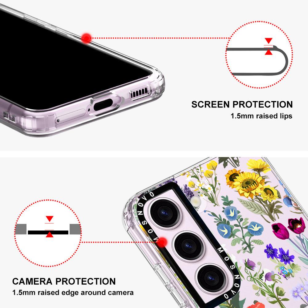 Wildflowers Phone Case - Samsung Galaxy S23 Plus Case - MOSNOVO