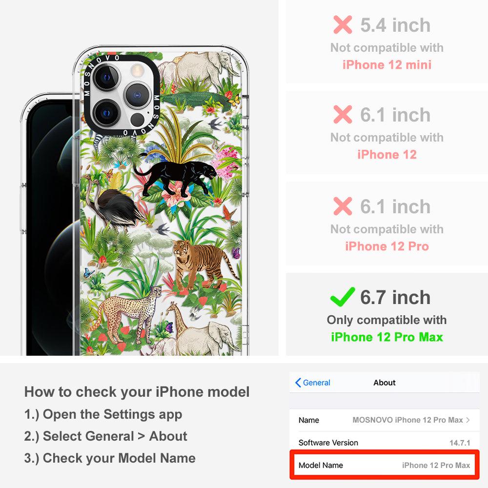 Wildlife Phone Case - iPhone 12 Pro Max Case - MOSNOVO