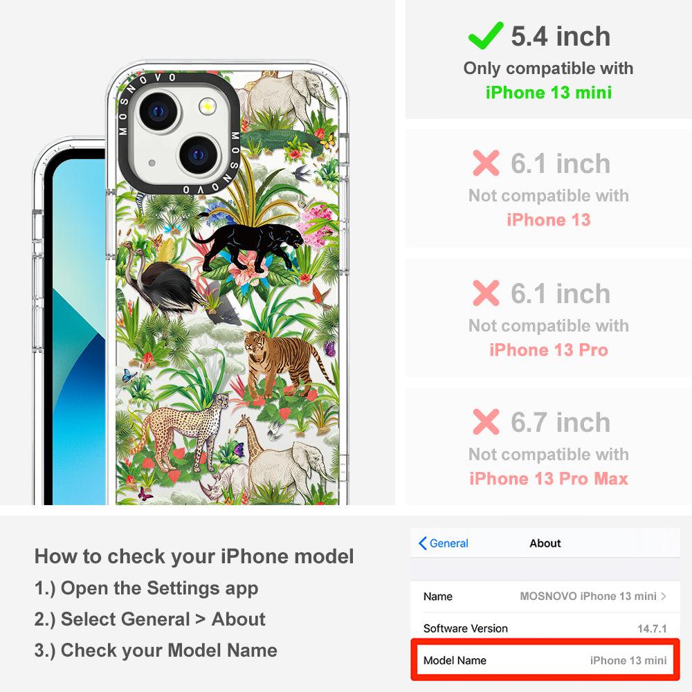 Wildlife Phone Case - iPhone 13 Mini Case - MOSNOVO