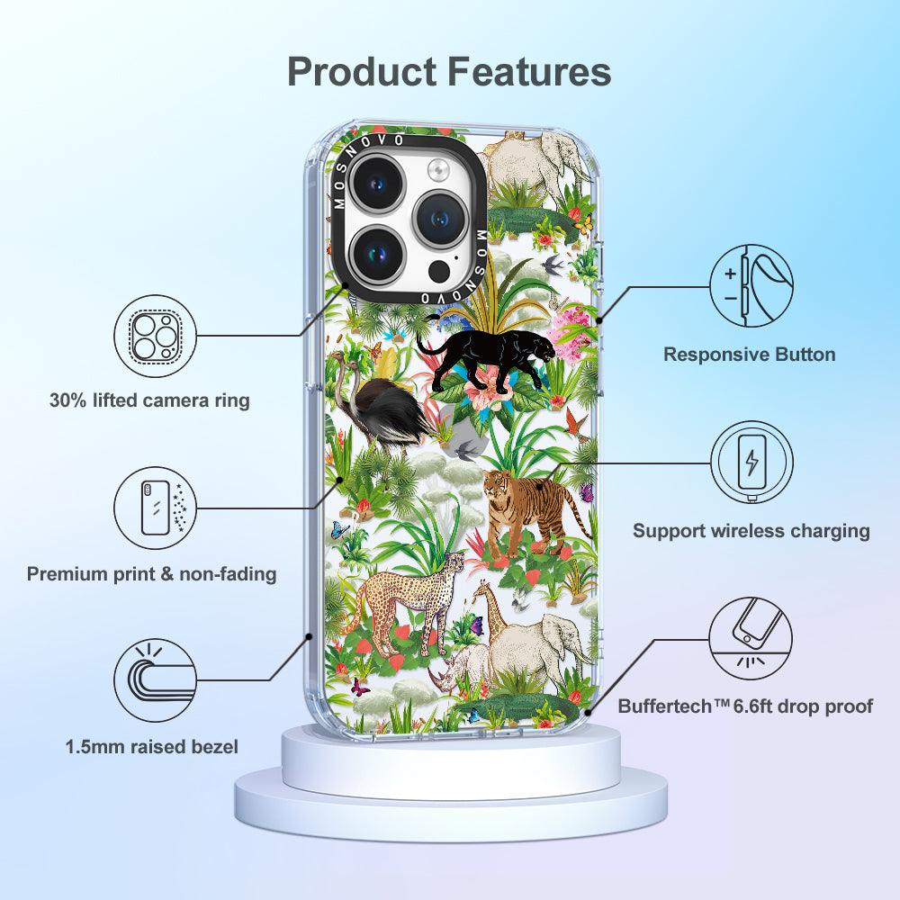 Wildlife Phone Case - iPhone 14 Pro Max Case - MOSNOVO
