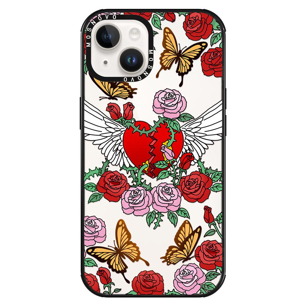Wing Heart Phone Case - iPhone 14 Case - MOSNOVO