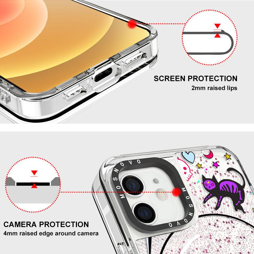Wizardry Glitter Phone Case - iPhone 12 Mini Case - MOSNOVO