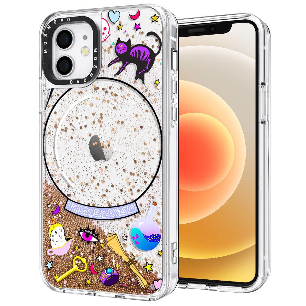 Wizardry Glitter Phone Case - iPhone 12 Mini Case - MOSNOVO