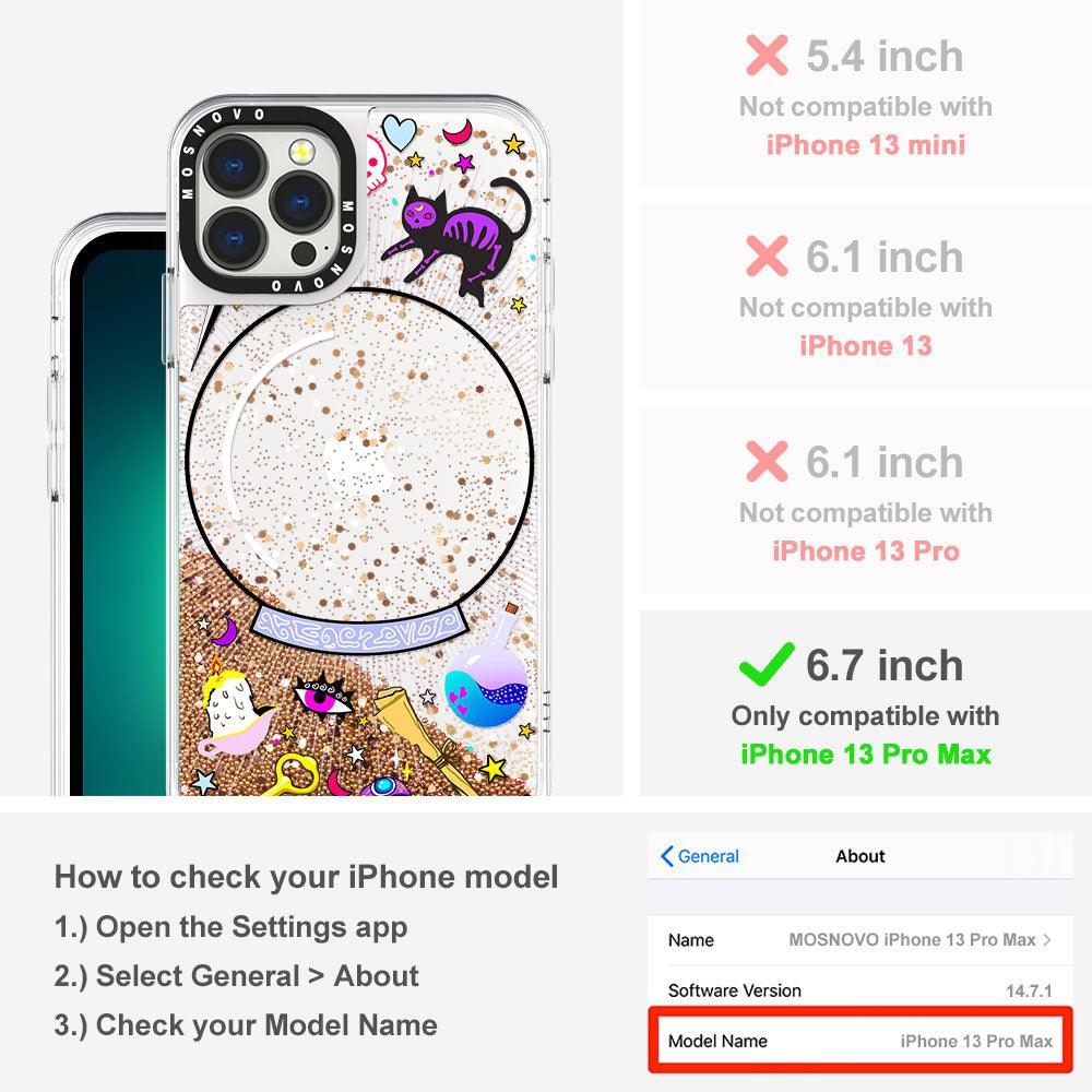 Wizardry Glitter Phone Case - iPhone 13 Pro Max Case - MOSNOVO