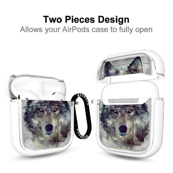 Wolf AirPods 1/2 Case - MOSNOVO