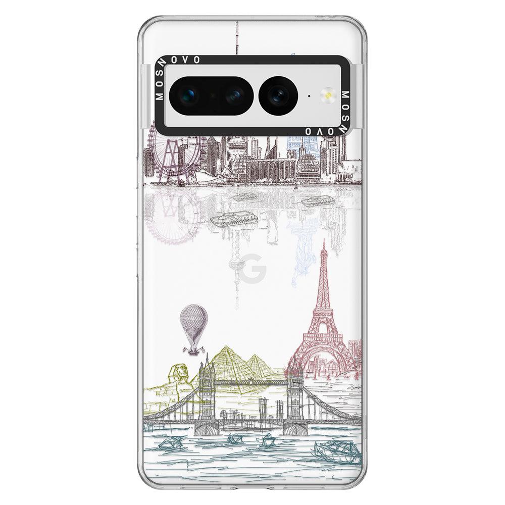 World Landscape Phone Case - Google Pixel 7 Pro Case - MOSNOVO