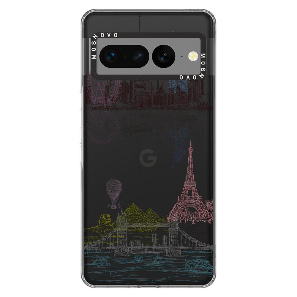 World Landscape Phone Case - Google Pixel 7 Pro Case - MOSNOVO