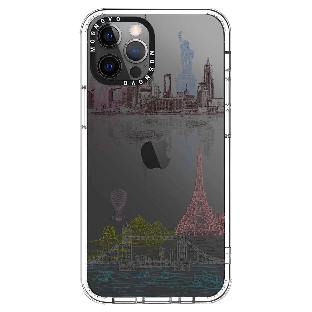 The World City Phone Case - iPhone 12 Pro Max Case - MOSNOVO