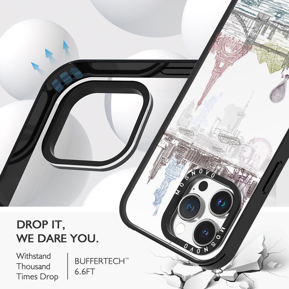 The World City Phone Case - iPhone 14 Pro Max Case - MOSNOVO