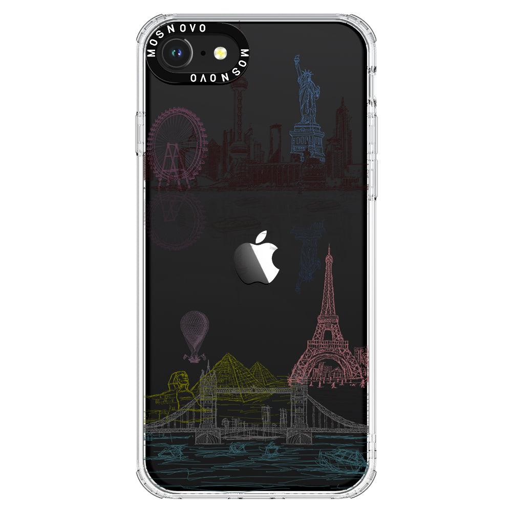 The World City Phone Case - iPhone 8 Case - MOSNOVO