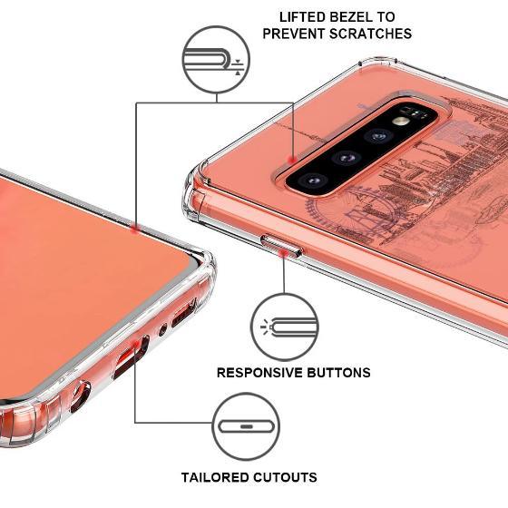 The World City Phone Case - Samsung Galaxy S10 Case - MOSNOVO