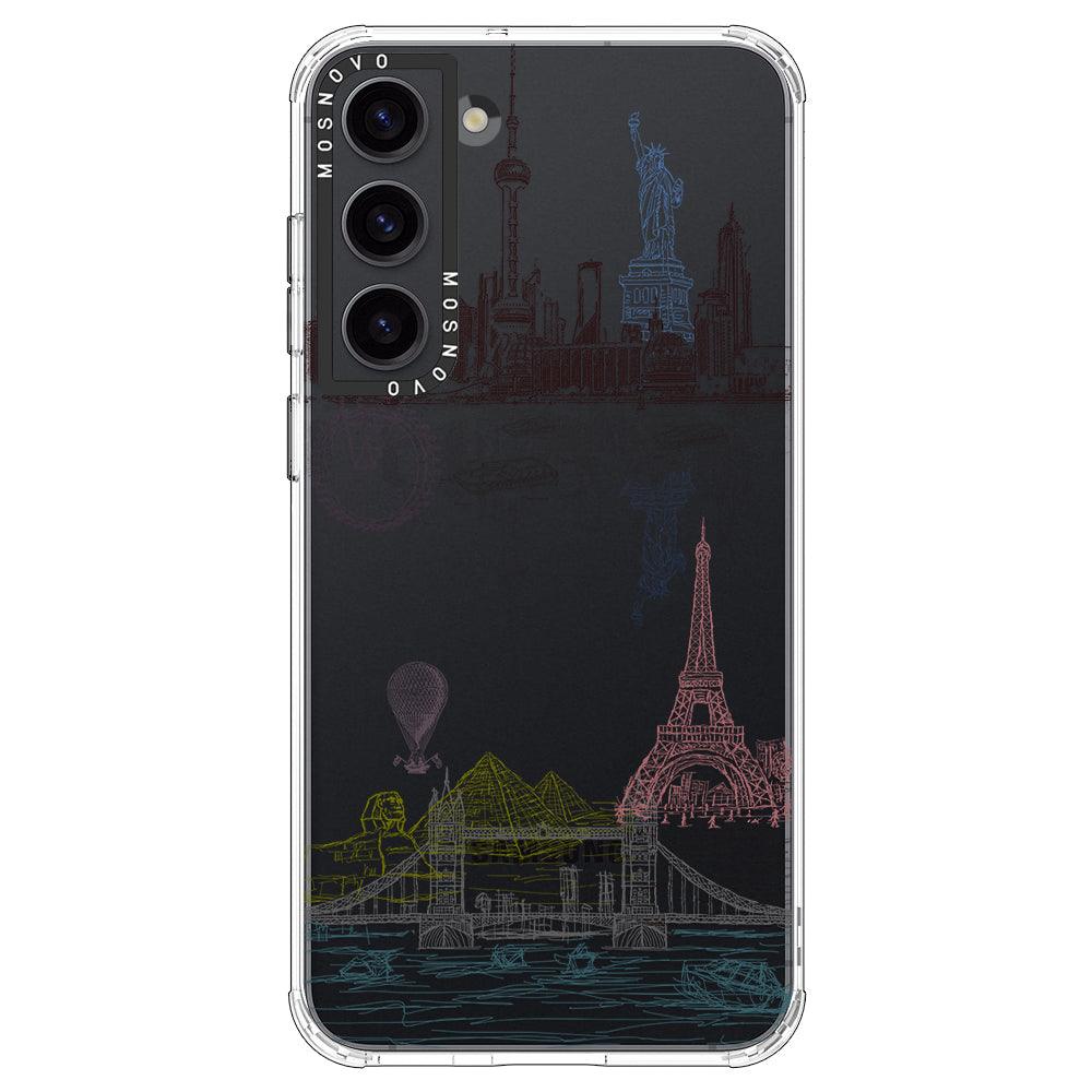 World Landscape Phone Case - Samsung Galaxy S23 Plus Case - MOSNOVO