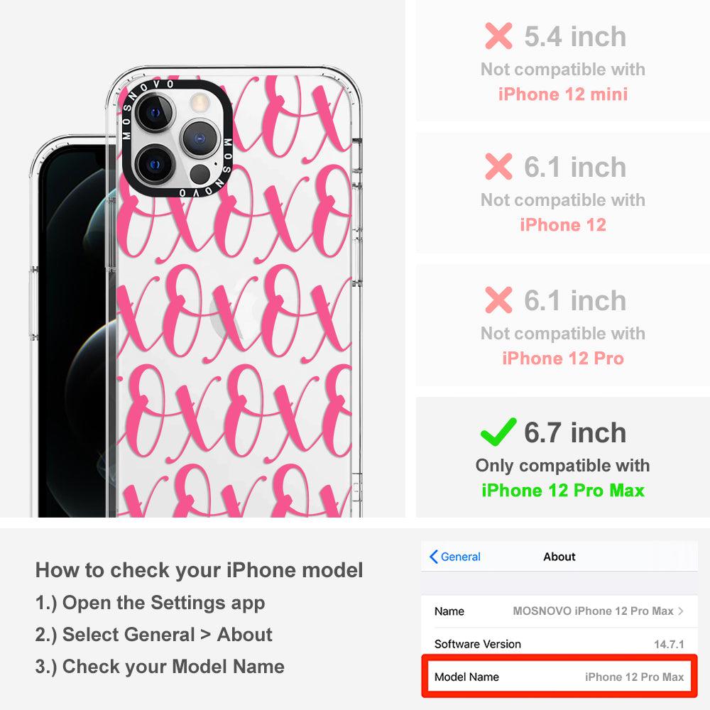 XOXO Phone Case - iPhone 12 Pro Max Case - MOSNOVO