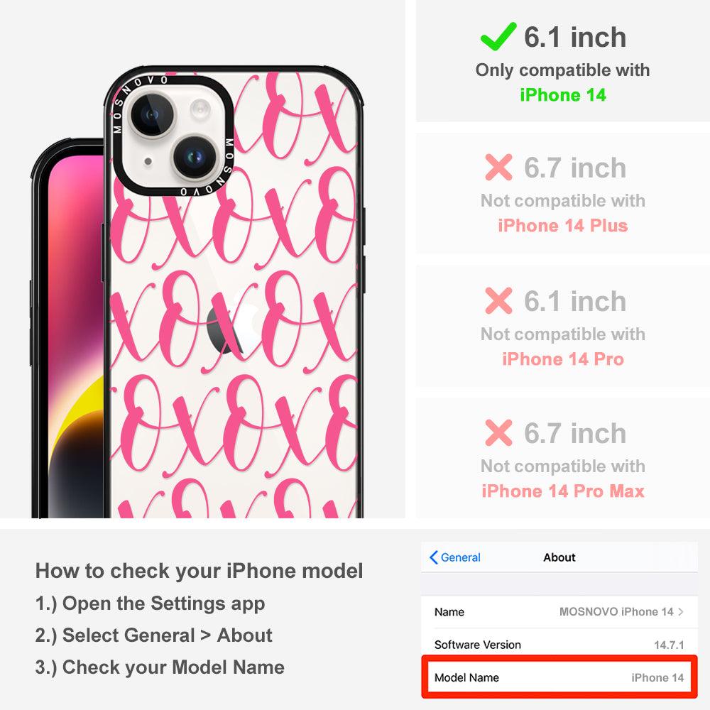 XOXO Phone Case - iPhone 14 Case - MOSNOVO