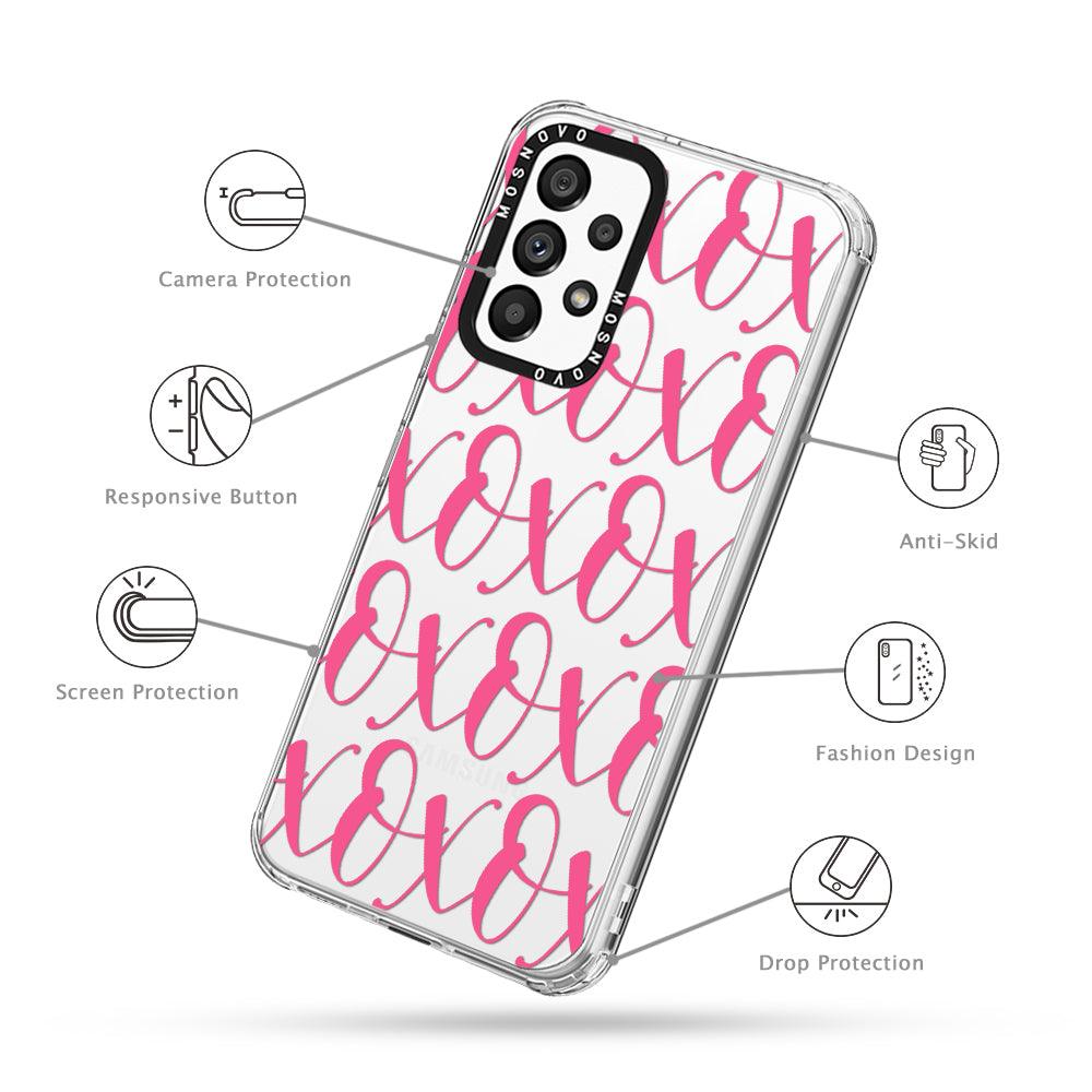 XOXO Phone Case - Samsung Galaxy A53 Case - MOSNOVO