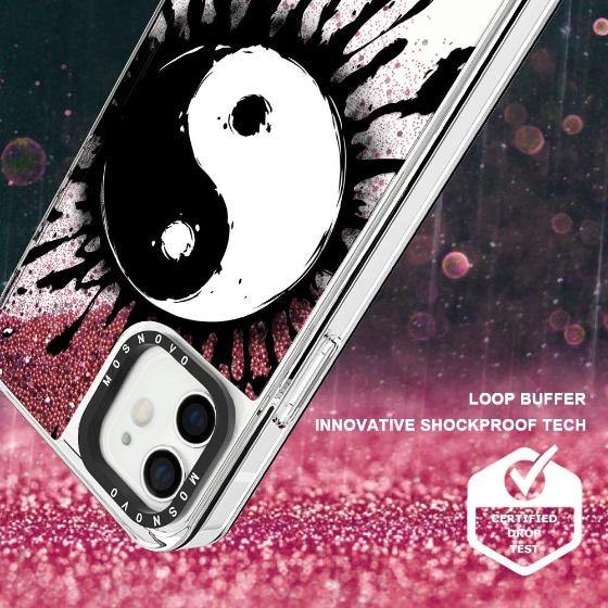 Yin Yang Glitter Phone Case - iPhone 12 Case - MOSNOVO