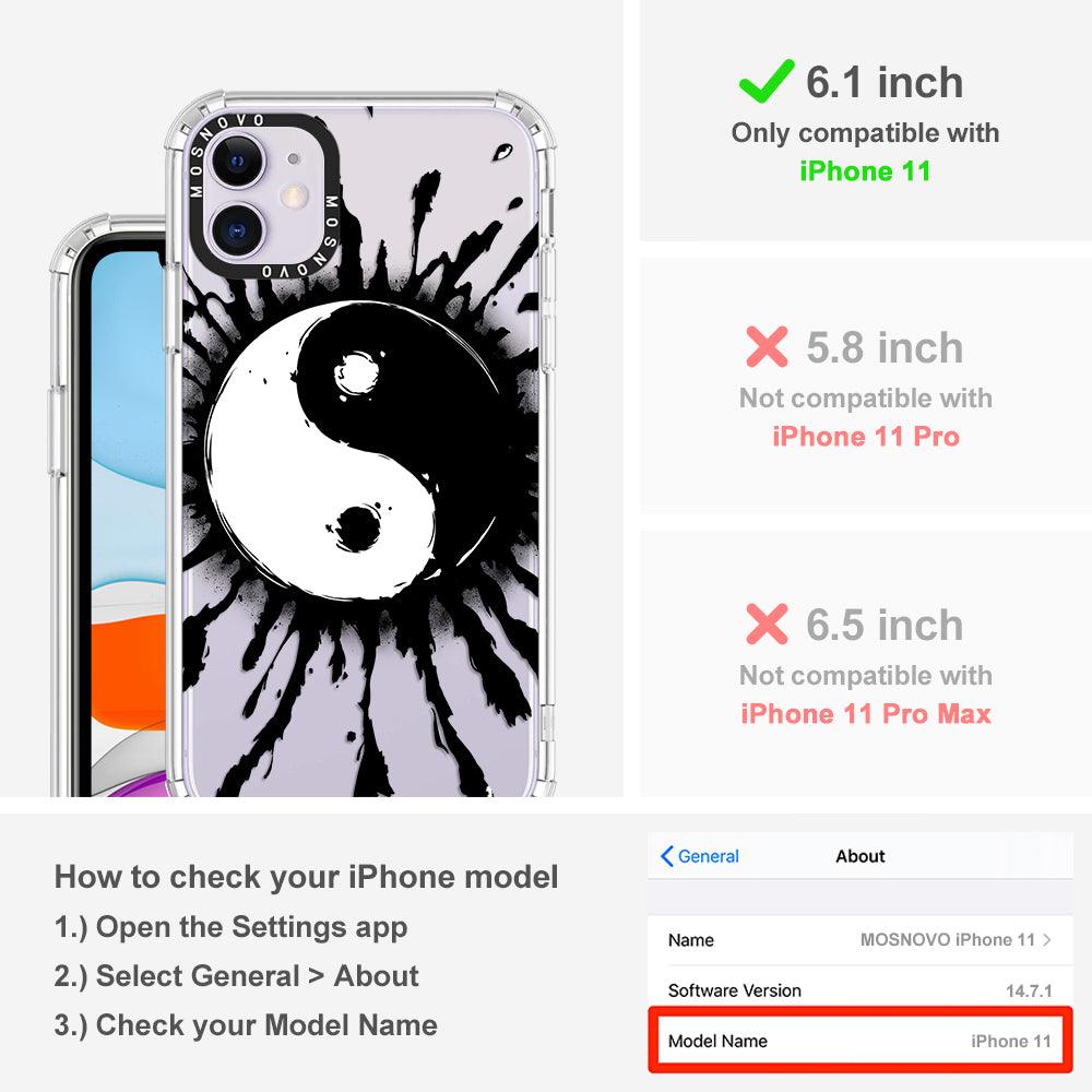 Yin Yang Phone Case - iPhone 11 Case - MOSNOVO