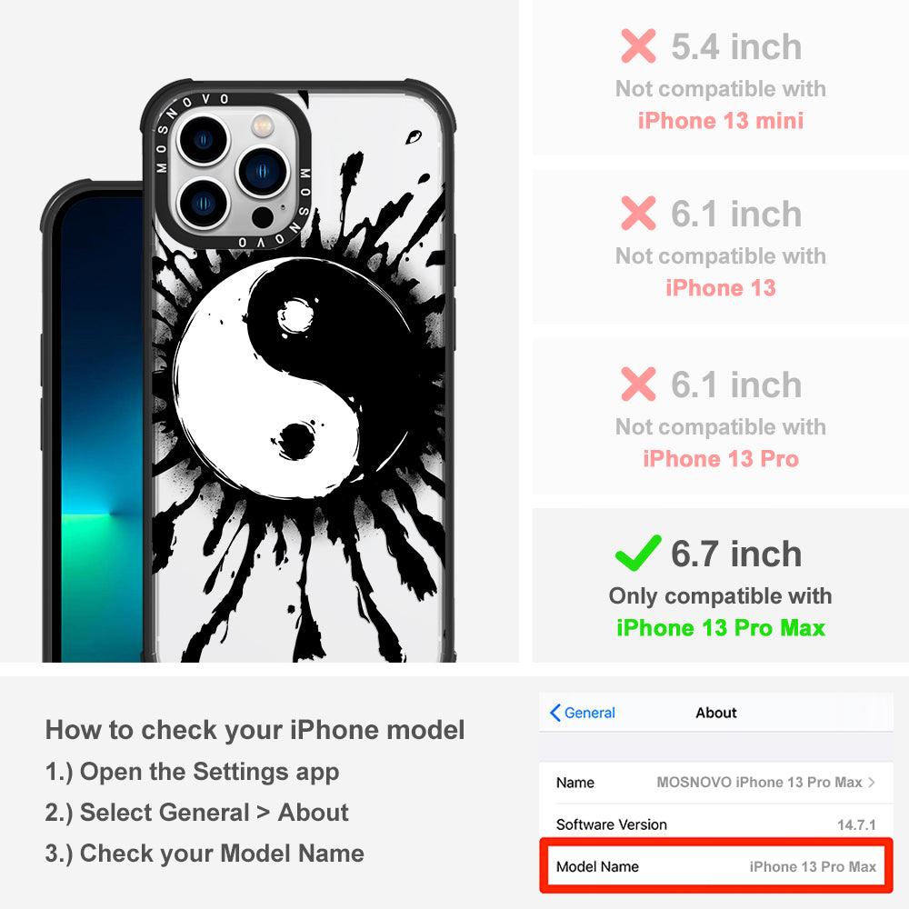 Ying Yang Phone Case - iPhone 13 Pro Max Case - MOSNOVO
