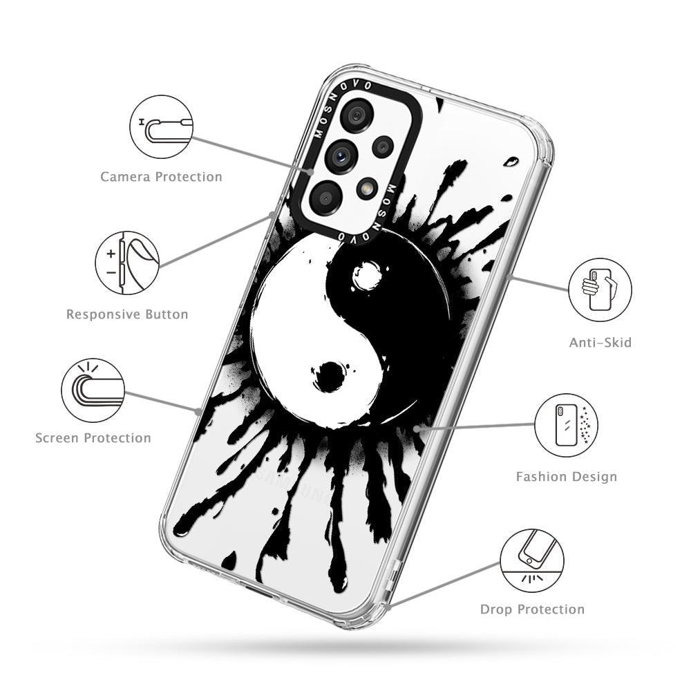 Ying Yang Phone Case - Samsung Galaxy A53 Case - MOSNOVO