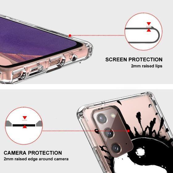 Yin Yang Phone Case - Samsung Galaxy Note 20 Case - MOSNOVO