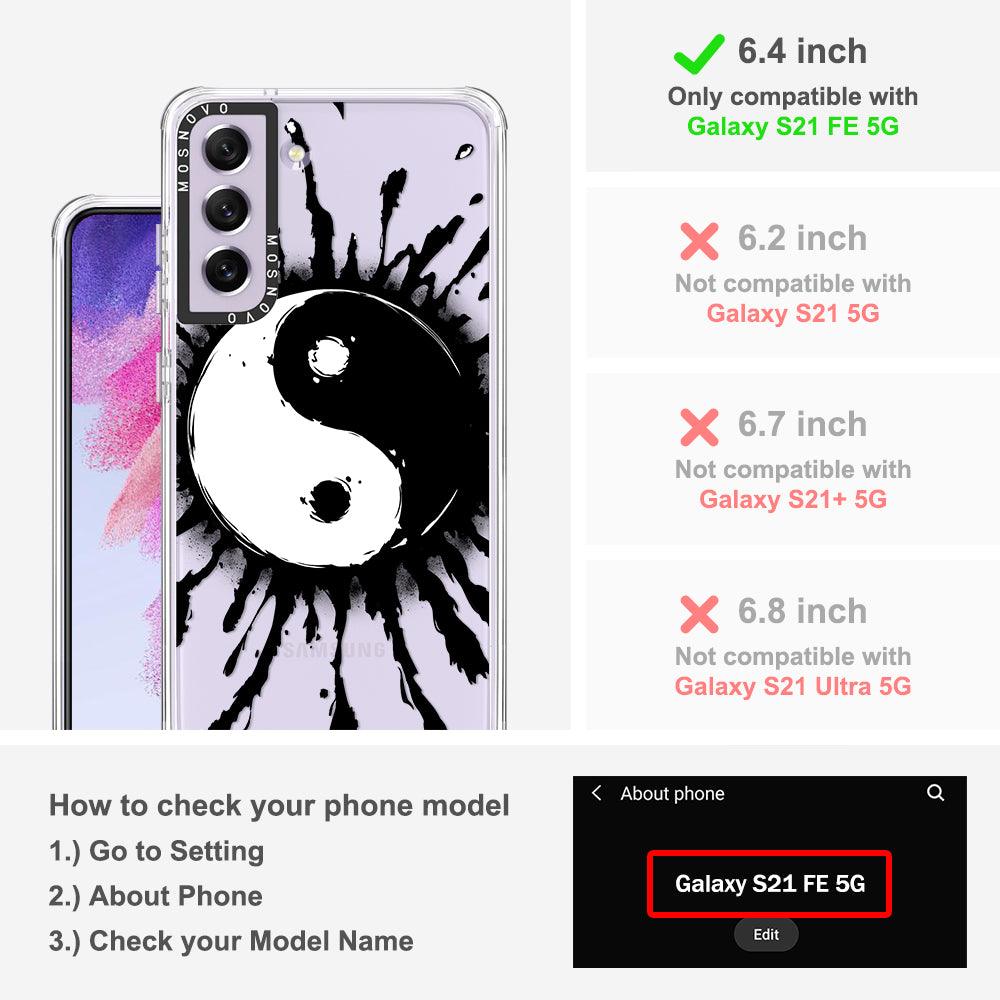 Ying Yang Phone Case - Samsung Galaxy S21 FE Case - MOSNOVO