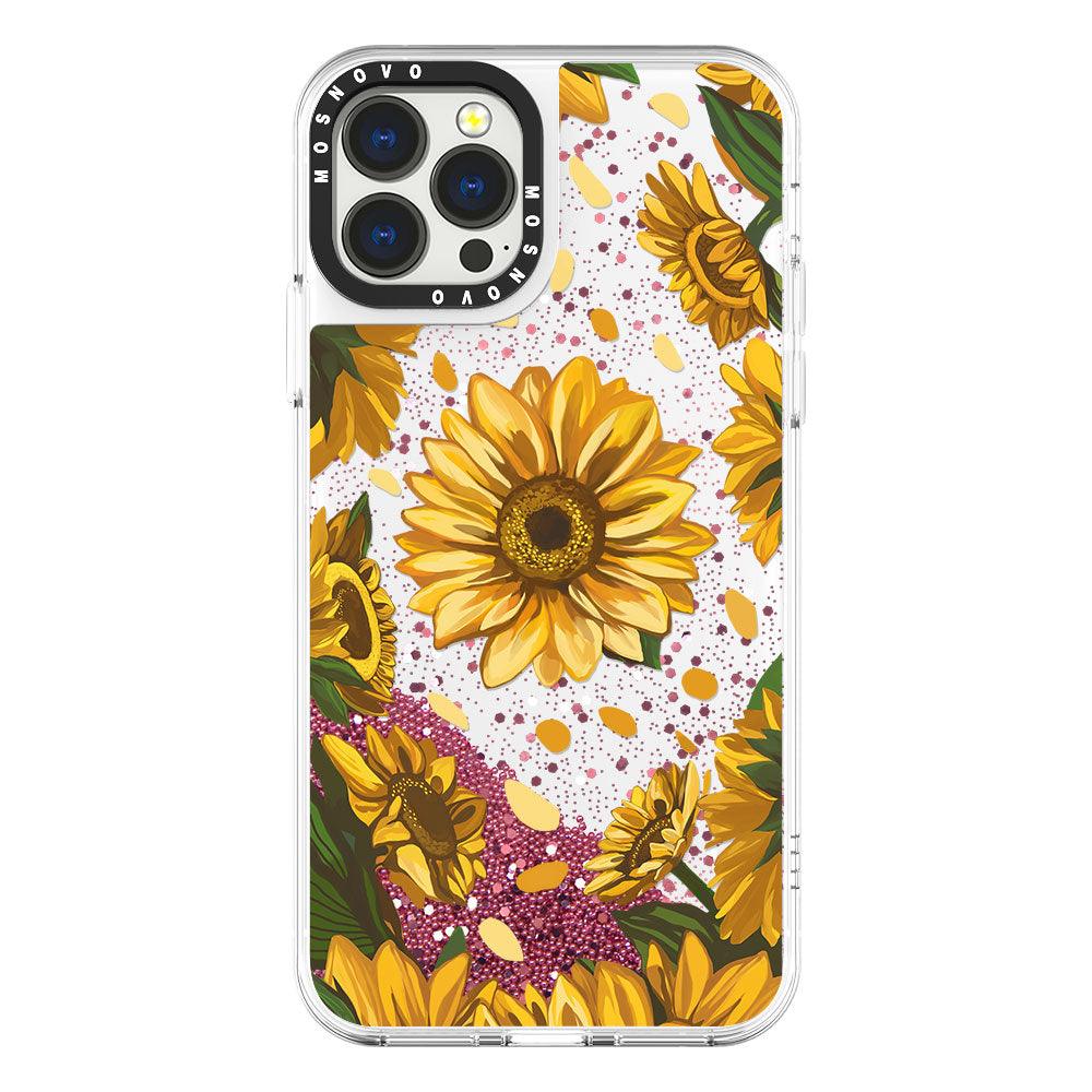 You Are My Sunshine Glitter Phone Case - iPhone 13 Pro Max Case - MOSNOVO