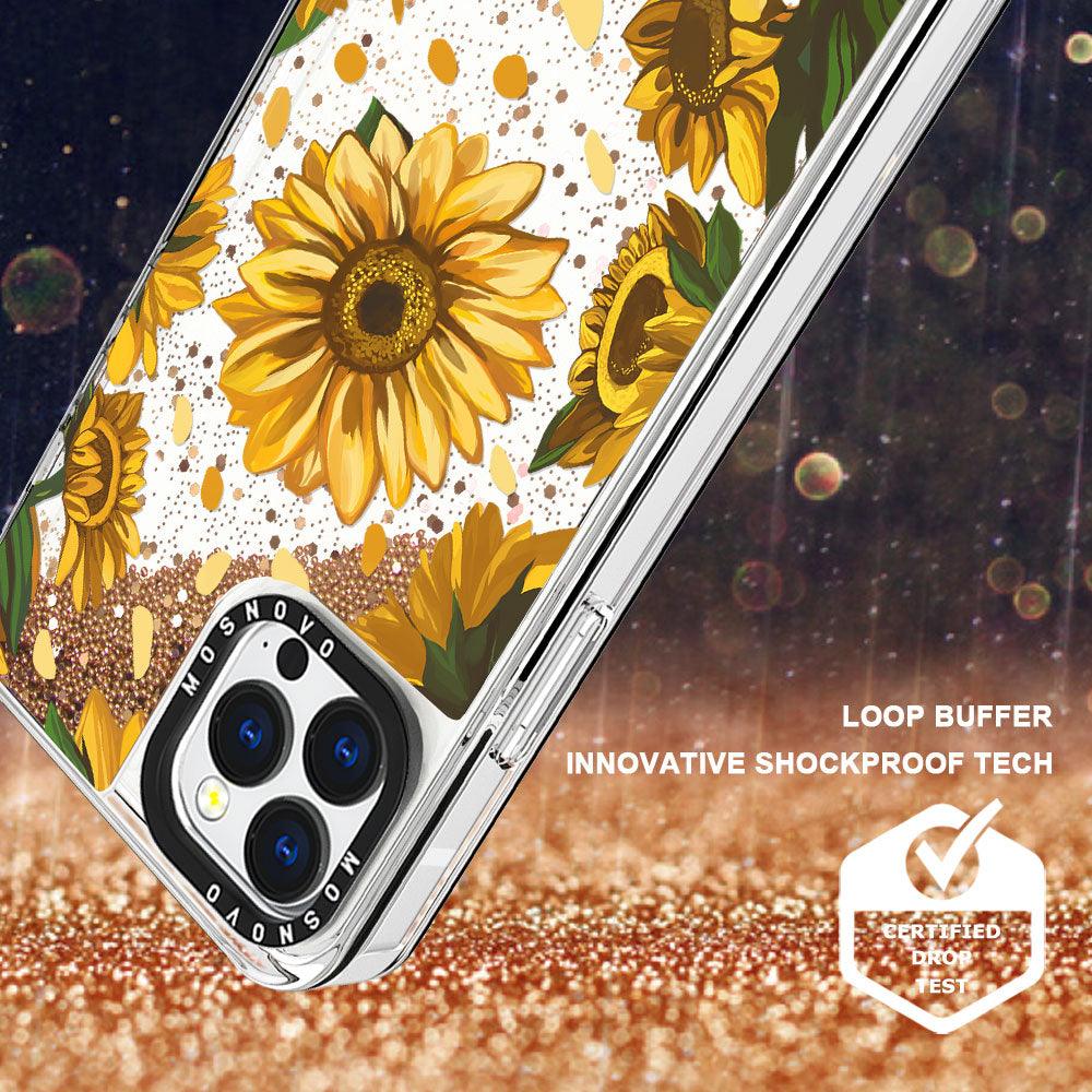You Are My Sunshine Glitter Phone Case - iPhone 13 Pro Max Case - MOSNOVO