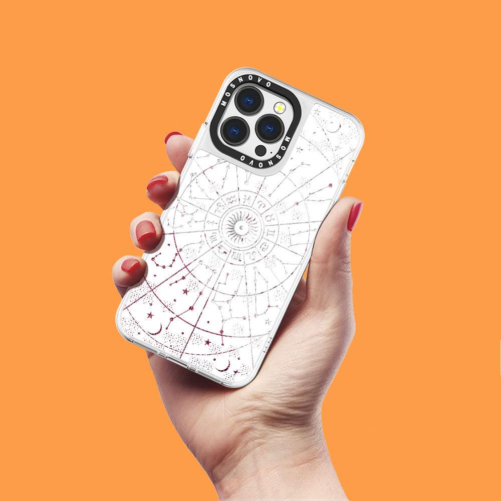 Zodiac Glitter Phone Case - iPhone 13 Pro Case - MOSNOVO