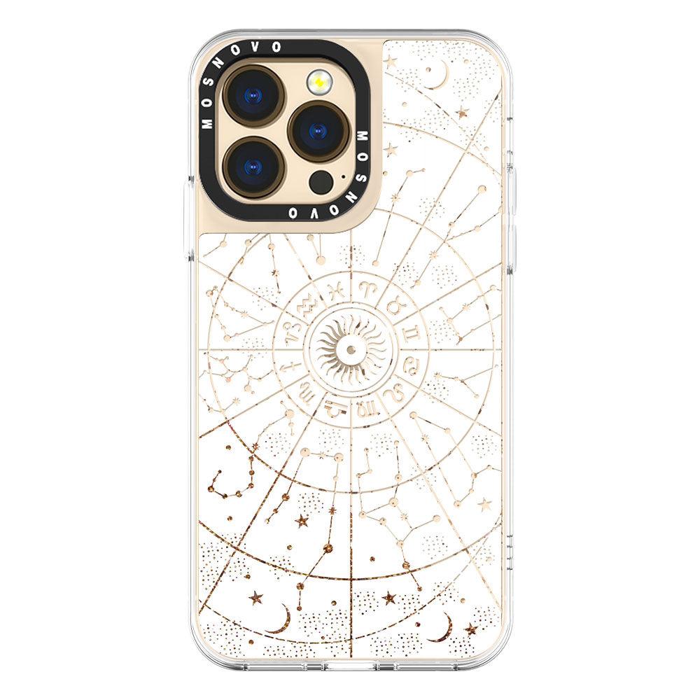 Zodiac Glitter Phone Case - iPhone 13 Pro Case - MOSNOVO