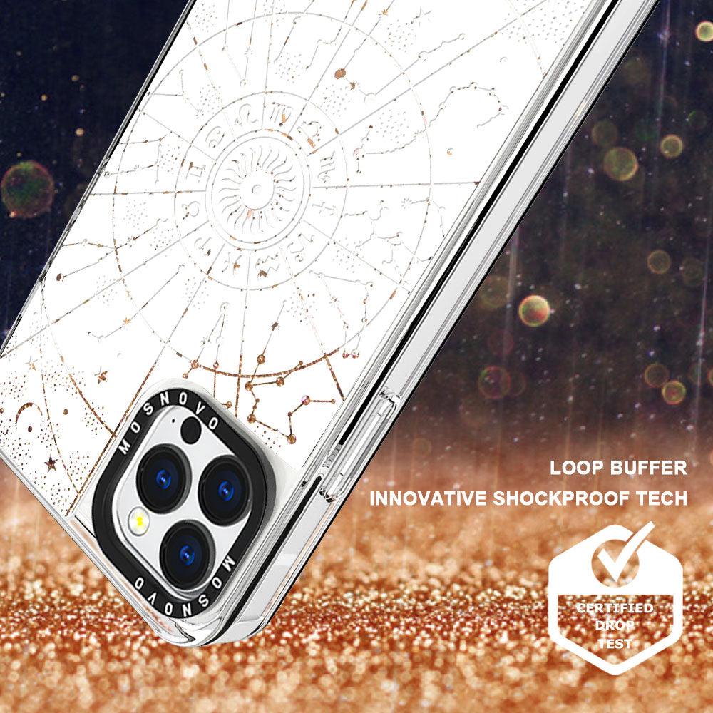 Zodiac Glitter Phone Case - iPhone 13 Pro Max Case - MOSNOVO