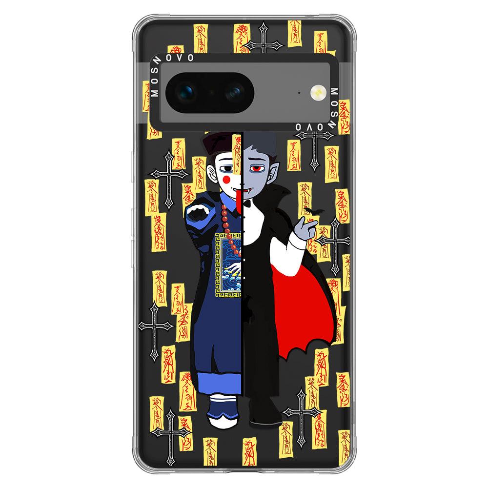 Zombie Vs Vampire Phone Case - Google Pixel 7 Case - MOSNOVO