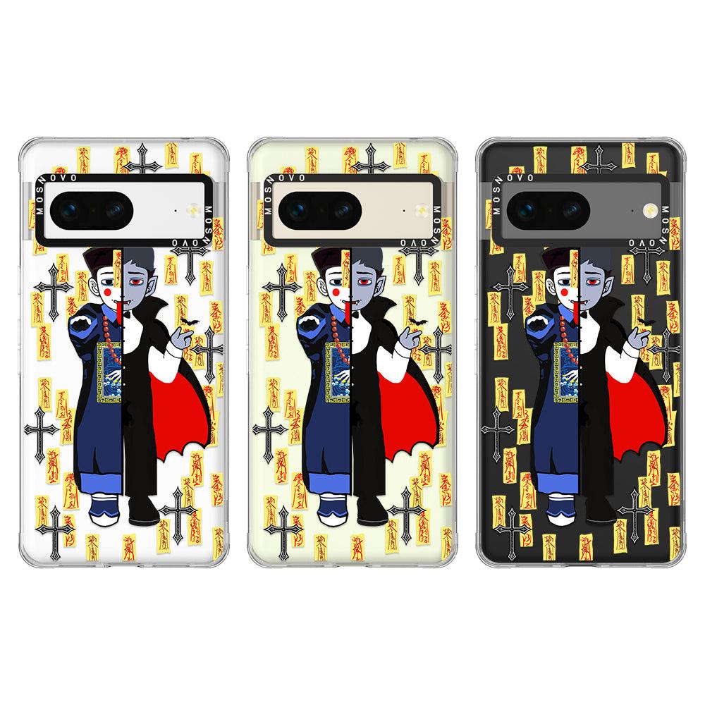 Zombie Vs Vampire Phone Case - Google Pixel 7 Case - MOSNOVO